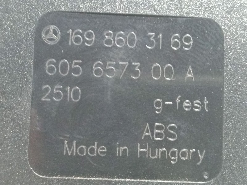 Recambio de anclaje cinturon trasero izquierdo para mercedes-benz clase b sports tourer (w245) b 160 (245.231) referencia OEM IA