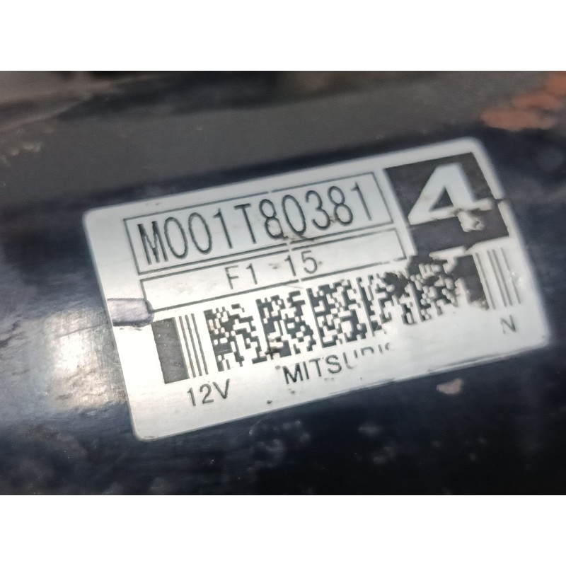 Recambio de motor arranque para peugeot 206 hatchback (2a/c) 2.0 hdi 90 referencia OEM IAM M001T80381  