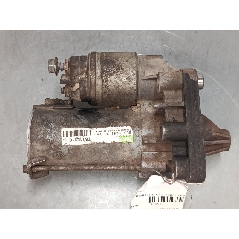 Recambio de motor arranque para peugeot partner origin monospace (g_) 1.6 hdi 75 referencia OEM IAM 9E0 0241 TS14E110 