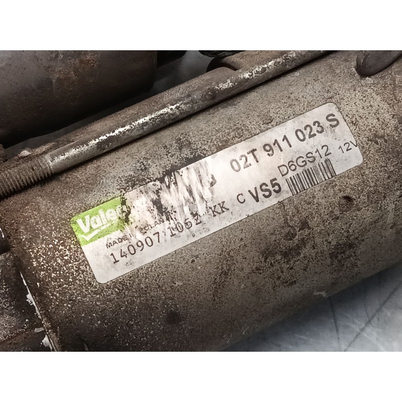 Recambio de motor arranque para volkswagen polo iv (9n_, 9a_) 1.4 16v referencia OEM IAM 02T911023S 140907 