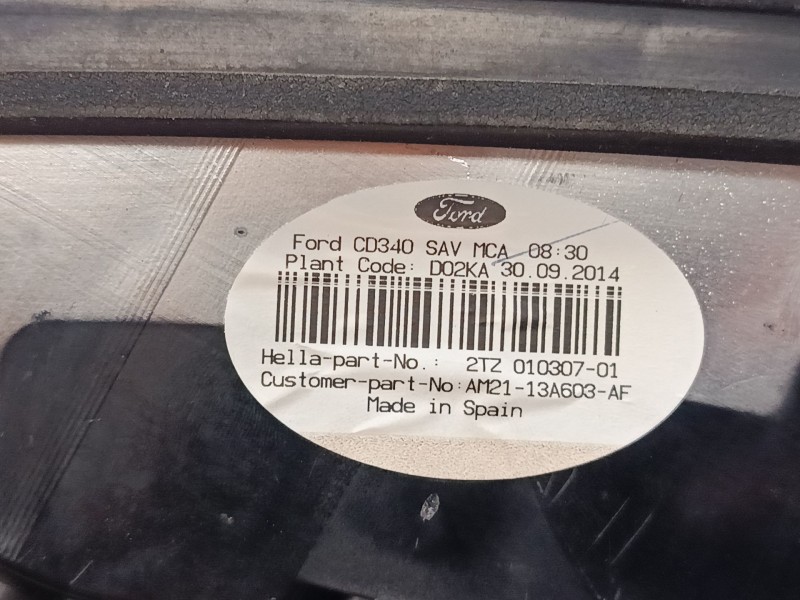 Recambio de piloto trasero porton izquierdo para ford s-max (wa6) 2.0 tdci referencia OEM IAM AM2113A603AF  