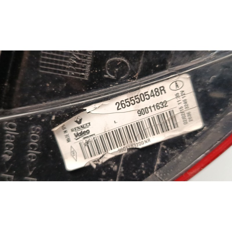 Recambio de piloto trasero izquierdo para renault megane iii hatchback (bz0/1_, b3_) 1.5 dci (bz1g, bz1w, bz0r) referencia OEM I