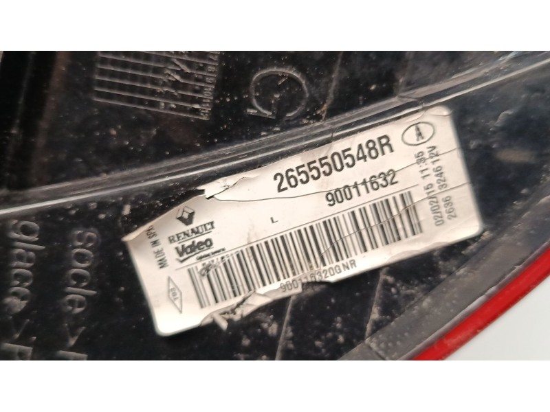 Recambio de piloto trasero izquierdo para renault megane iii hatchback (bz0/1_, b3_) 1.5 dci (bz1g, bz1w, bz0r) referencia OEM I