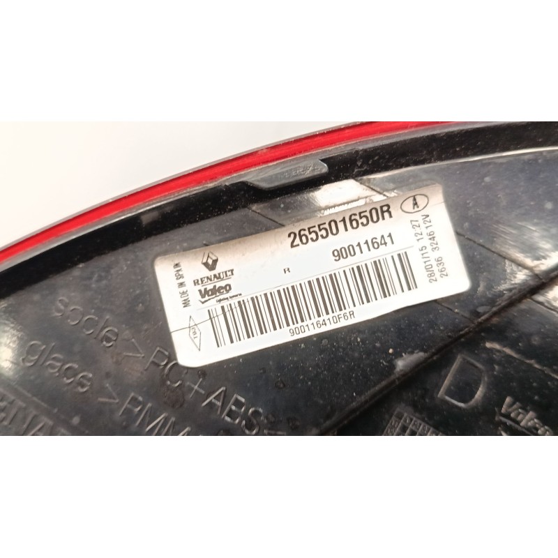 Recambio de piloto trasero derecho para renault megane iii hatchback (bz0/1_, b3_) 1.5 dci (bz1g, bz1w, bz0r) referencia OEM IAM