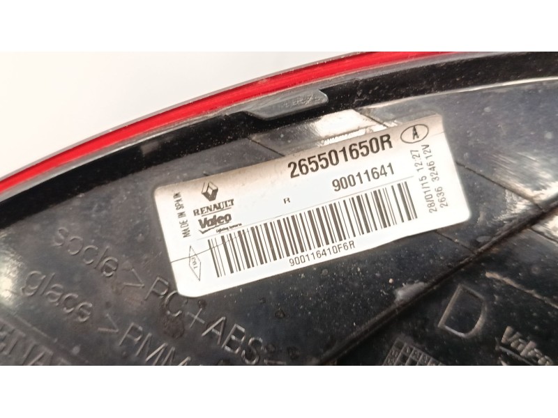 Recambio de piloto trasero derecho para renault megane iii hatchback (bz0/1_, b3_) 1.5 dci (bz1g, bz1w, bz0r) referencia OEM IAM