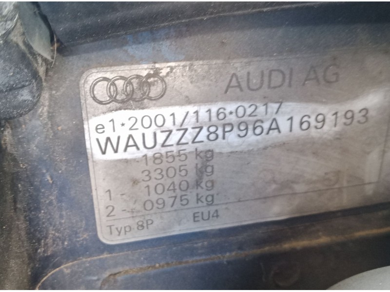 audi a3 (8p1) del año 2006