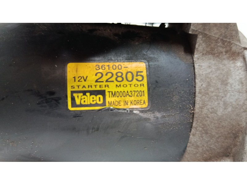 Recambio de motor arranque para hyundai matrix (fc) 1.6 referencia OEM IAM 36100-22805 TM000A37201 