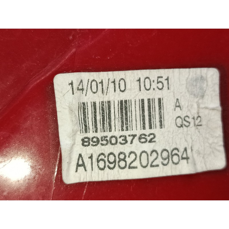 Recambio de piloto trasero izquierdo para mercedes-benz clase a (w169) a 160 (169.031, 169.331) referencia OEM IAM A1698202964  