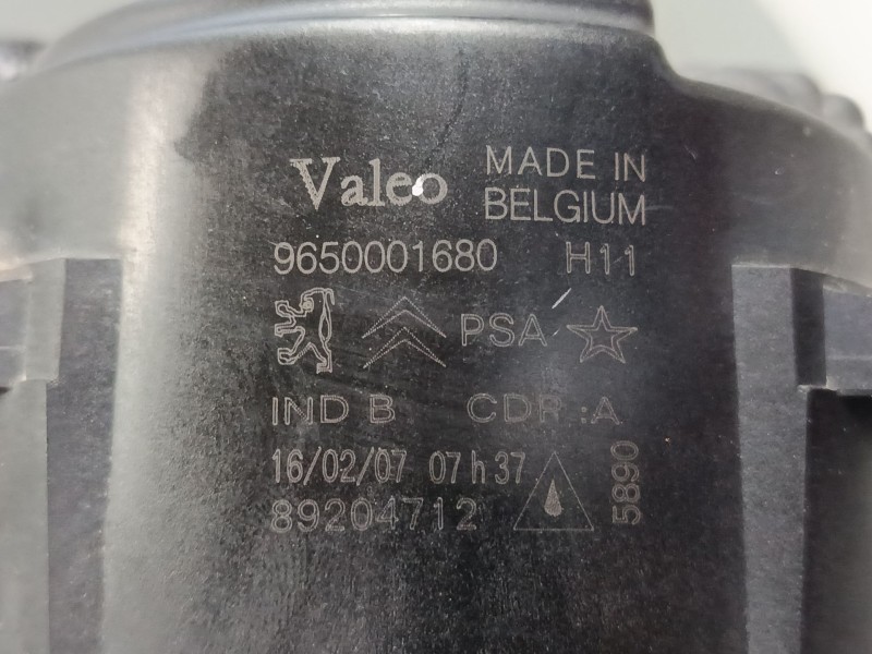 Recambio de faro antiniebla izquierdo para peugeot 207/207+ (wa_, wc_) 1.6 hdi referencia OEM IAM   