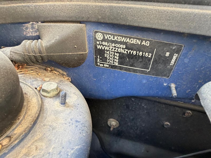volkswagen polo iii (6n1) del año 2000
