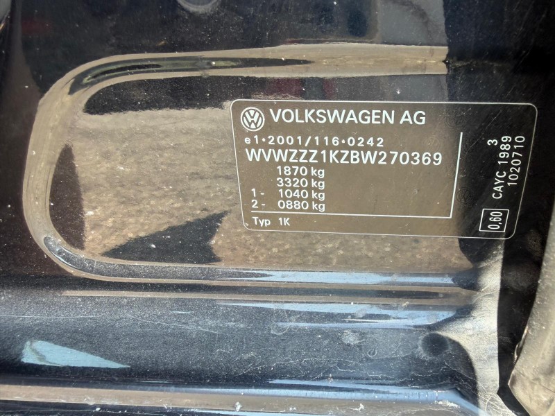 volkswagen golf vi (5k1) del año 2011