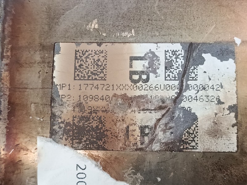 Recambio de catalizador para opel vivaro b autobús (x82) 1.6 cdti (06) referencia OEM IAM 95523162 208A04010R H8201599992