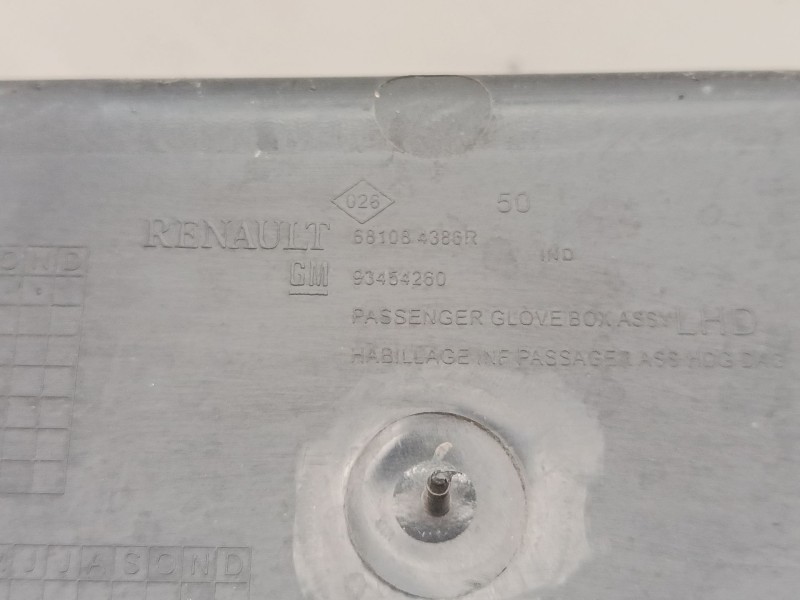 Recambio de guantera para opel vivaro b autobús (x82) 1.6 cdti (06) referencia OEM IAM 681084386R  
