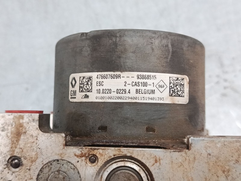 Recambio de abs para opel vivaro b autobús (x82) 1.6 cdti (06) referencia OEM IAM 476607609R 93868515 10022002294