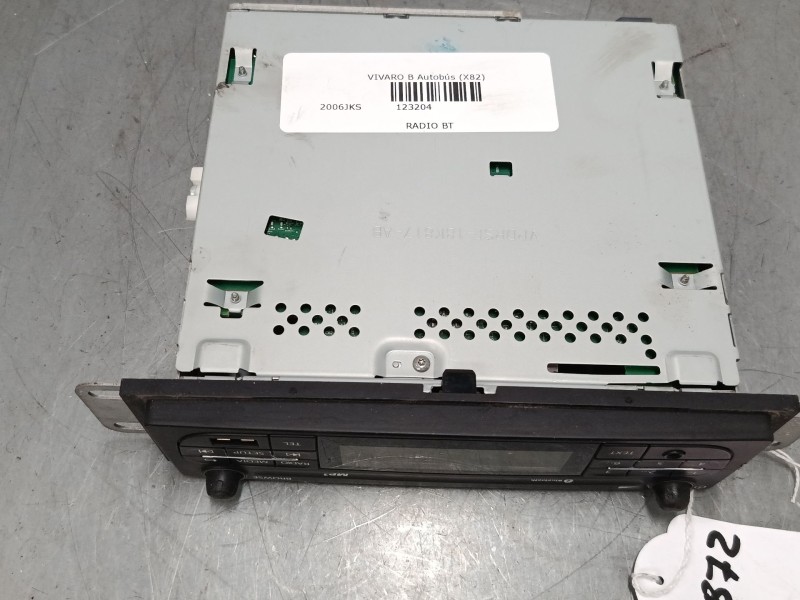 Recambio de radio bt para opel vivaro b autobús (x82) 1.6 cdti (06) referencia OEM IAM 93458575  