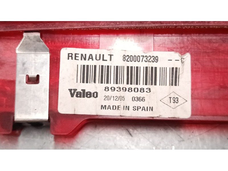 Recambio de luz central de freno para renault megane ii (bm0/1_, cm0/1_) 1.5 dci (bm1e, cm1e) referencia OEM IAM 8200073239 8939