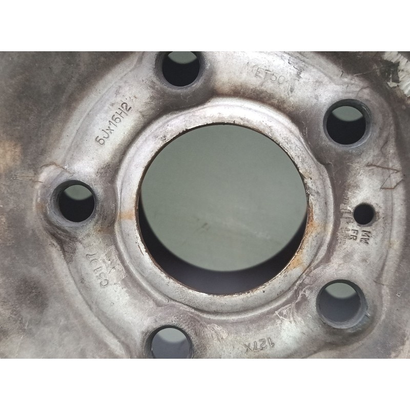 Recambio de llanta chapa 16´´ para opel vivaro b autobús (x82) 1.6 cdti (06) referencia OEM IAM 93458046 6JX16H2ET50 