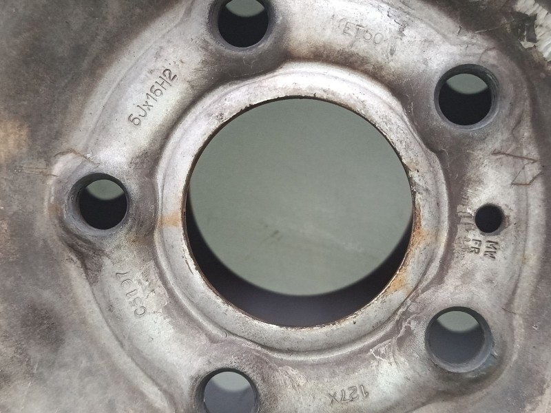 Recambio de llanta chapa 16´´ para opel vivaro b autobús (x82) 1.6 cdti (06) referencia OEM IAM 93458046 6JX16H2ET50 