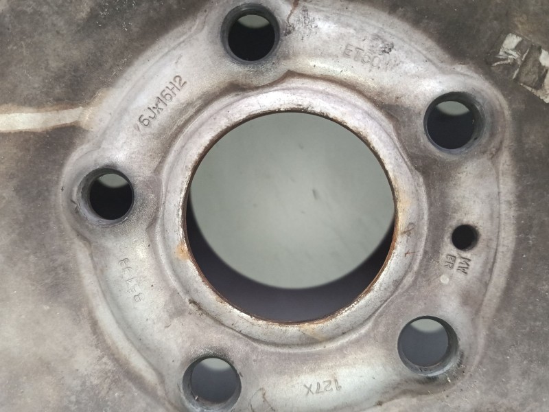 Recambio de llanta chapa 16´´ para opel vivaro b autobús (x82) 1.6 cdti (06) referencia OEM IAM 93458046 6JX16H2ET50 