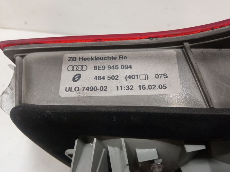 Recambio de piloto trasero porton derecho para audi a4 b7 avant (8ed) 2.0 tdi 16v referencia OEM IAM 8E9945094  
