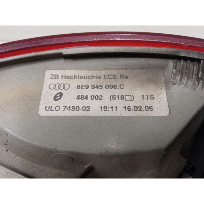 Recambio de piloto trasero derecho para audi a4 b7 avant (8ed) 2.0 tdi 16v referencia OEM IAM 8E9945096C  
