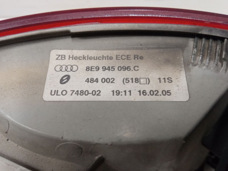 Recambio de piloto trasero derecho para audi a4 b7 avant (8ed) 2.0 tdi 16v referencia OEM IAM 8E9945096C  