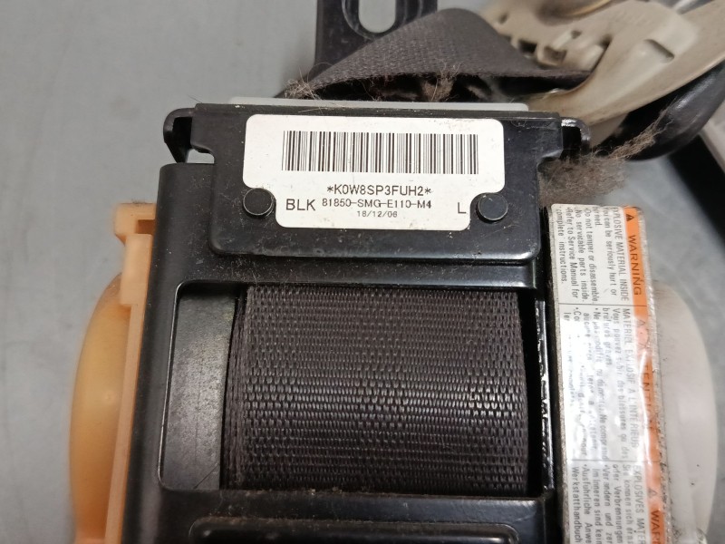 Recambio de cinturon seguridad delantero izquierdo para honda civic viii hatchback (fn, fk) 1.8 (fn1, fk2) referencia OEM IAM 30