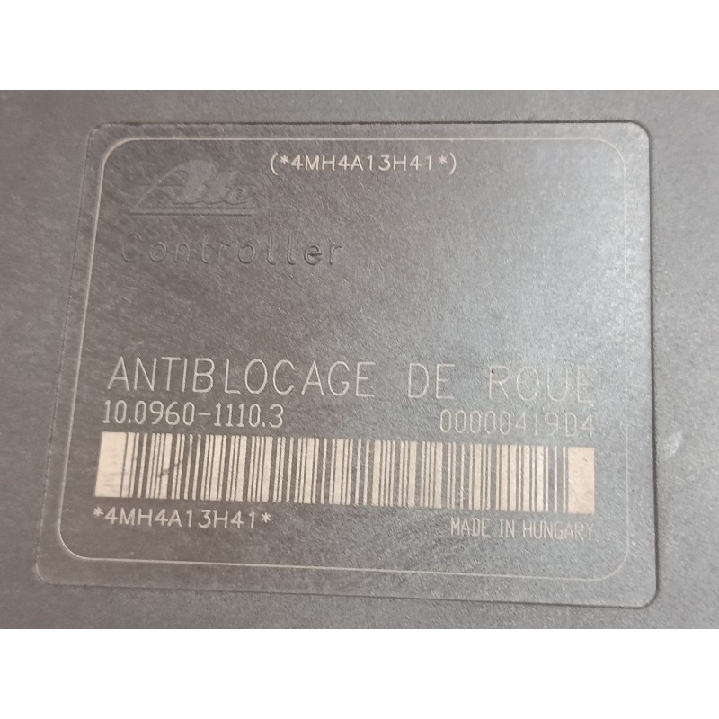 Recambio de abs para citroën c5 i (dc_) 2.0 hdi (dcrhzb, dcrhze) referencia OEM IAM 9641767380 10.0206-0003.4 10.0960-1110.3
