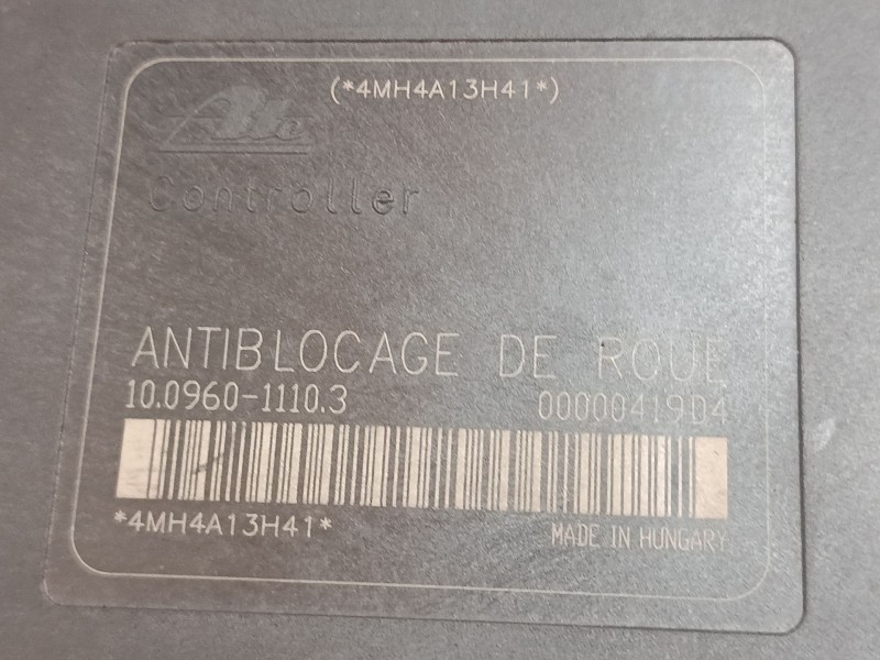 Recambio de abs para citroën c5 i (dc_) 2.0 hdi (dcrhzb, dcrhze) referencia OEM IAM 9641767380 10.0206-0003.4 10.0960-1110.3