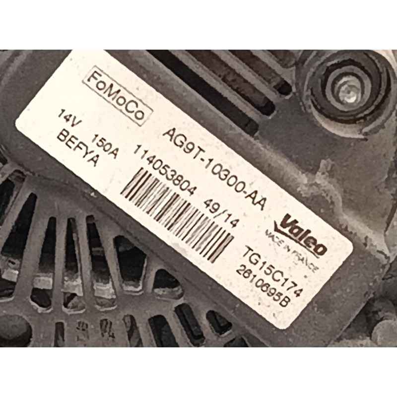 Recambio de alternador para ford s-max (wa6) 2.0 tdci referencia OEM IAM AG9T-10300-AA 114053804 TG15C174-2610695B