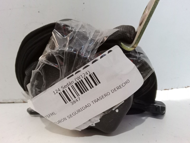 Recambio de cinturon seguridad trasero derecho para mercedes-benz 124 sedán (w124) 200 e (124.019) referencia OEM IAM   