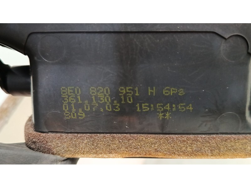 Recambio de aireador central para audi a4 b6 avant (8e5) 1.9 tdi referencia OEM IAM 8E0820951H  