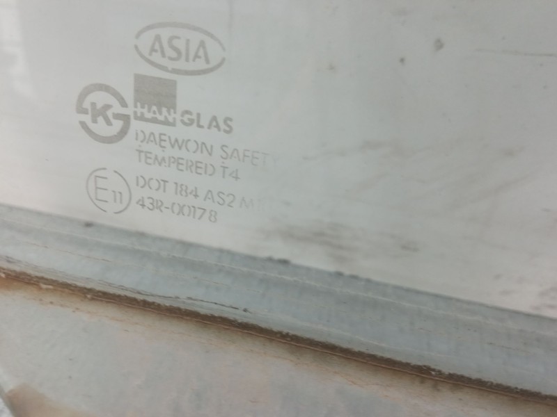 Recambio de luna delantera derecha para asia motors rocsta todo terreno, cerrada (am102) 2.2 d 4x4 referencia OEM IAM   