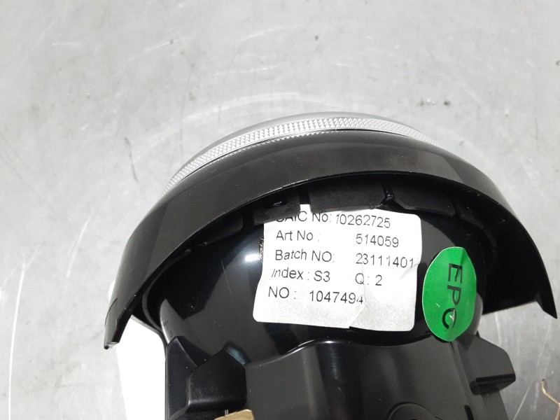 Recambio de aireador derecho para mg zs suv (azs1) 1.0 t-gdi referencia OEM IAM 10262725  