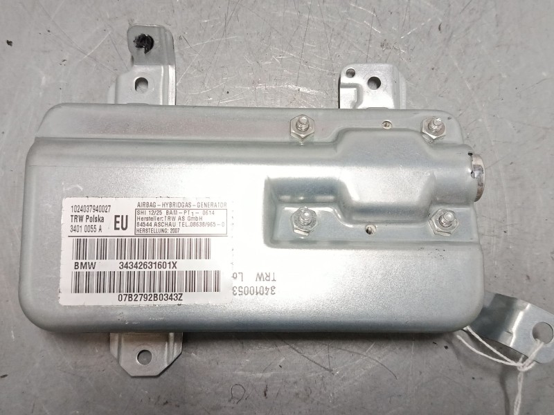 Recambio de airbag de puerta delantero derecho para bmw x3 (e83) 2.0 sd referencia OEM IAM 34342631601X  