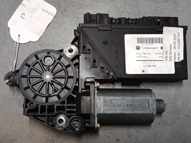 Recambio de motor elevaluna trasero izquierdo para porsche cayenne (9pa) s 4.5 referencia OEM IAM 7L0959795  