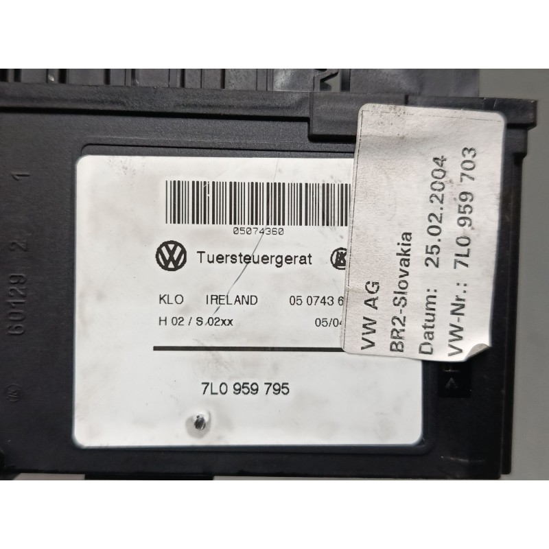 Recambio de motor elevaluna trasero izquierdo para porsche cayenne (9pa) s 4.5 referencia OEM IAM 7L0959795  