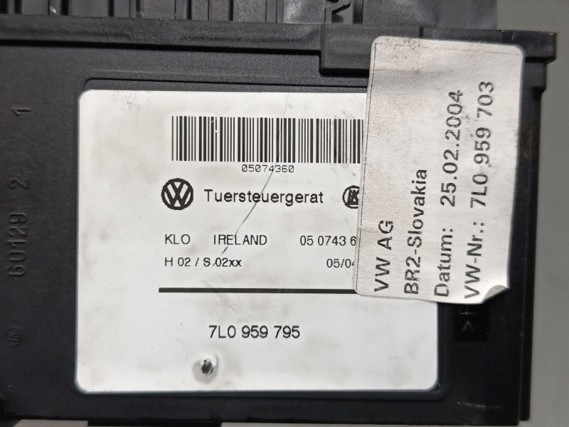 Recambio de motor elevaluna trasero izquierdo para porsche cayenne (9pa) s 4.5 referencia OEM IAM 7L0959795  