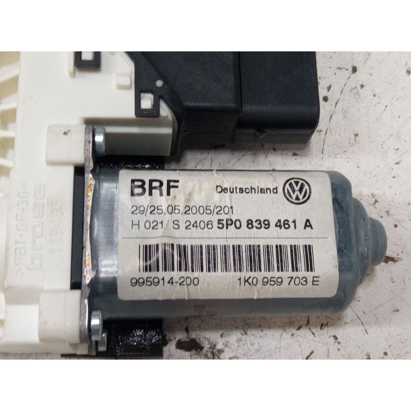 Recambio de motor elevaluna trasero izquierdo para seat toledo iii (5p2) 2.0 tdi 16v referencia OEM IAM 1K0959703E  