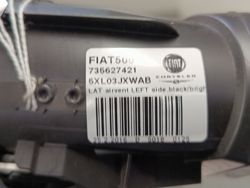 Recambio de aireador izquierdo para fiat 500 (312_) 1.2 (312axa1a) referencia OEM IAM 735627421  