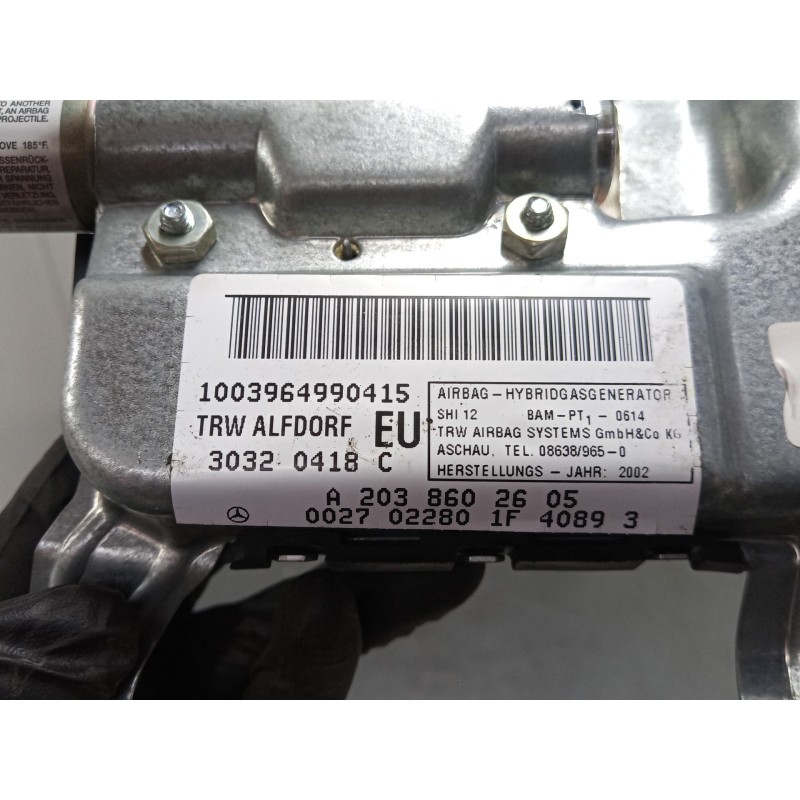 Recambio de airbag de puerta delantero derecho para mercedes-benz clase c (w203) c 200 kompressor (203.042) referencia OEM IAM A