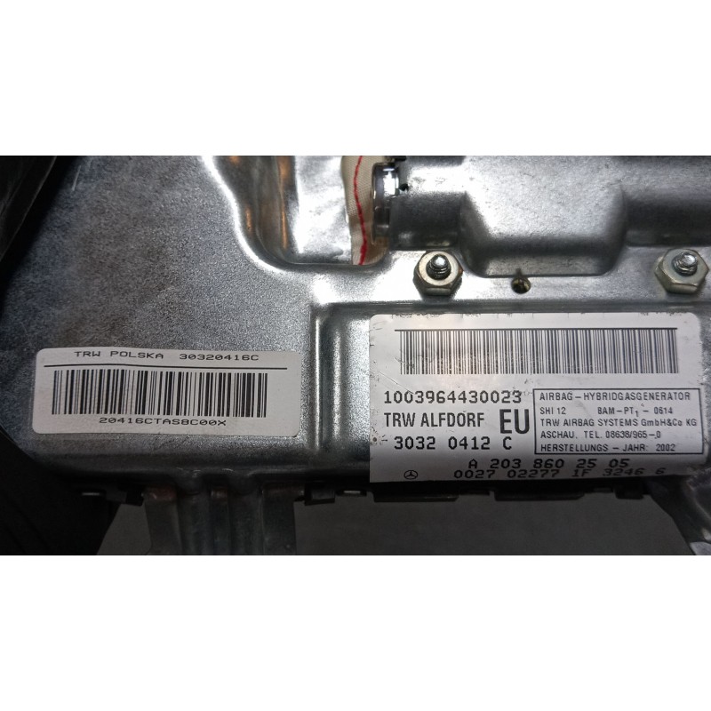 Recambio de airbag de puerta delantero izquierdo para mercedes-benz clase c (w203) c 200 kompressor (203.042) referencia OEM IAM