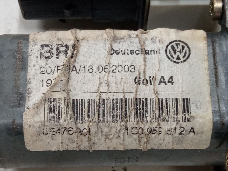 Recambio de motor elevaluna trasero derecho para volkswagen golf iv (1j1) 1.4 16v referencia OEM IAM 1C0959812A  