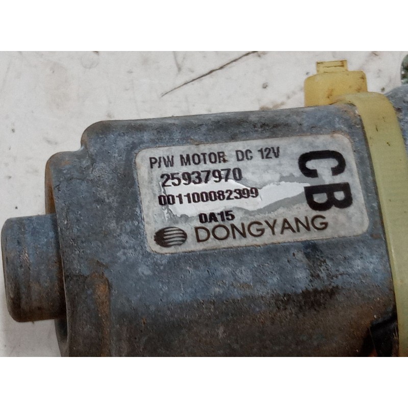 Recambio de motor elevaluna trasero derecho para chevrolet captiva (c100, c140) 2.0 d 4wd referencia OEM IAM 25937970  