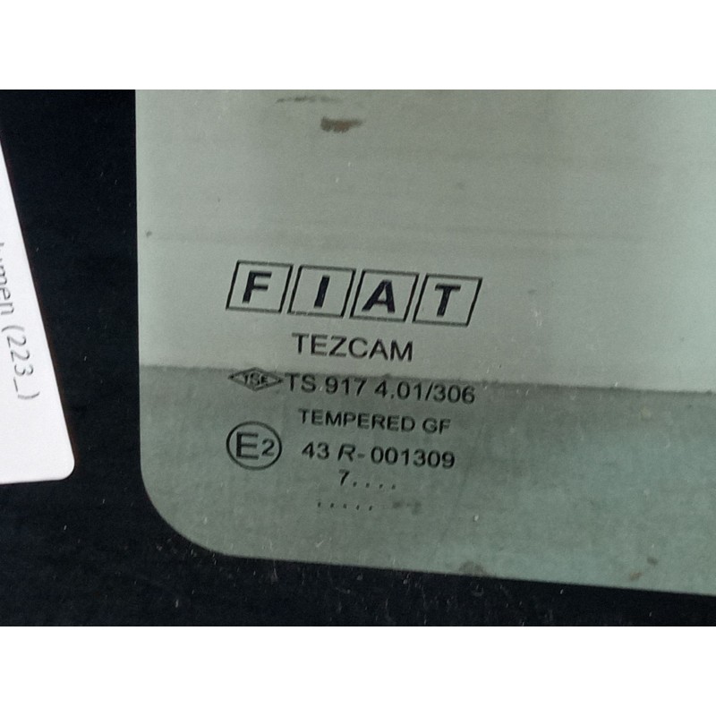 Recambio de luna maletero derecha para fiat doblo furgoneta/monovolumen (223_) 1.3 d multijet referencia OEM IAM TS917401306  
