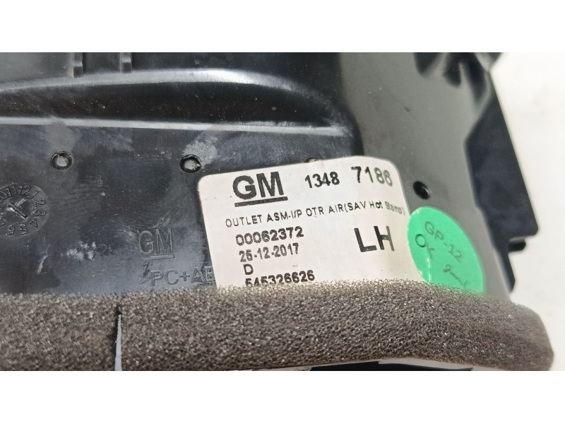 Recambio de aireador izquierdo para opel crossland x / crossland (p17, p2qo) 1.2 (75) referencia OEM IAM   