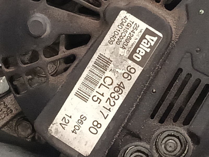 Recambio de alternador para citroën c5 i (dc_) 2.0 hdi (dcrhzb, dcrhze) referencia OEM IAM 9646321780  