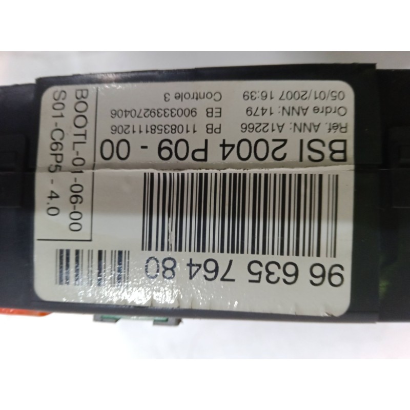 Recambio de bsi para citroën c4 coupé (la_) 1.6 hdi referencia OEM IAM 9663576480  BSI 2004 P09-00