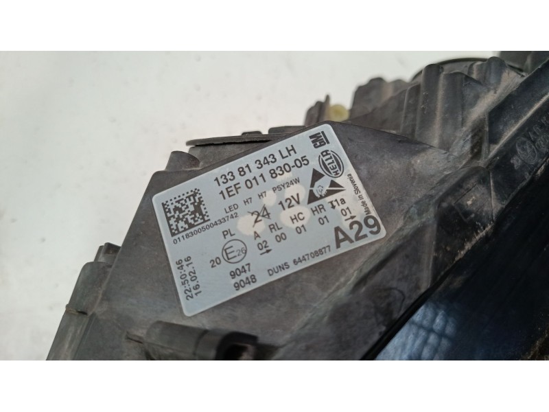 Recambio de faro izquierdo para opel corsa e (x15) 1.4 (08, 68) referencia OEM IAM 13381343LH 1EF01183005 