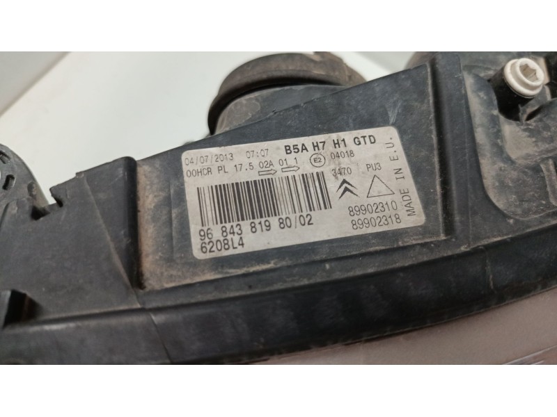 Recambio de faro izquierdo para citroën c4 i (lc_) 1.4 16v referencia OEM IAM 9684381980  